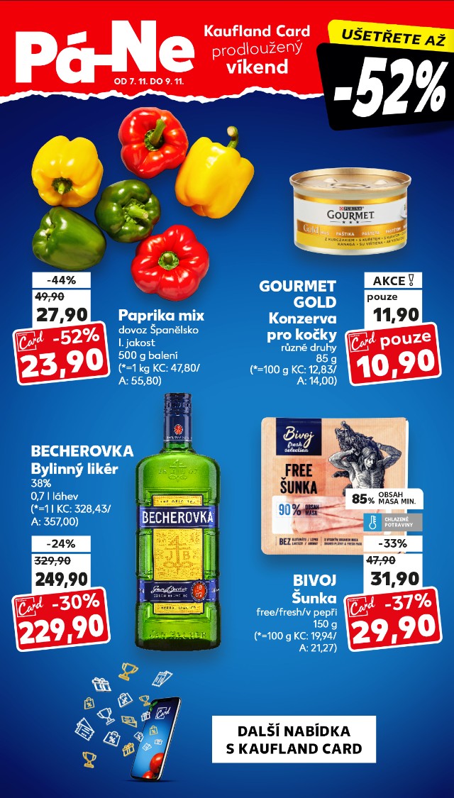 Kaufland Card prodloužený víkend