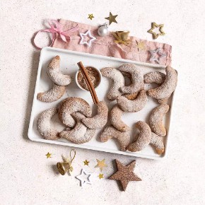 Celozrnné skořicové rohlíčky