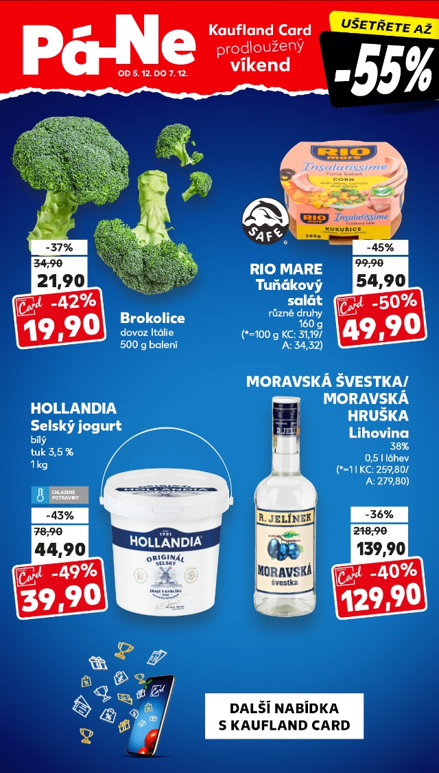Kaufland Card prodloužený víkend