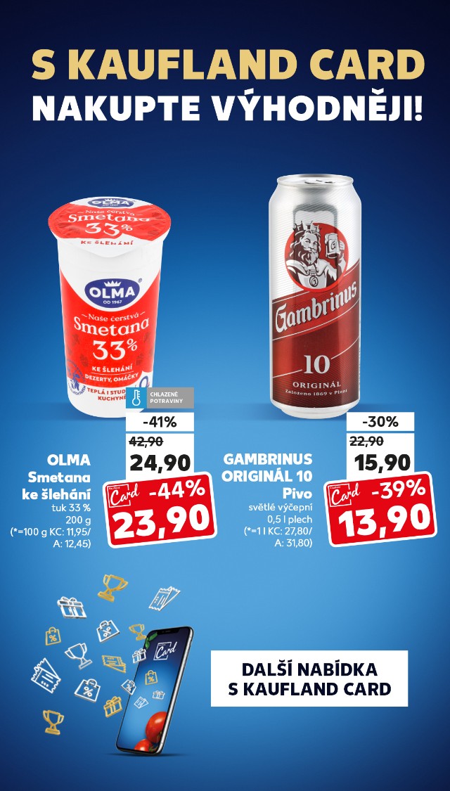 S Kaufland Card nakupte výhodněji!