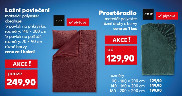 Liv&Bo - Ložní povlečení a prostěradlo