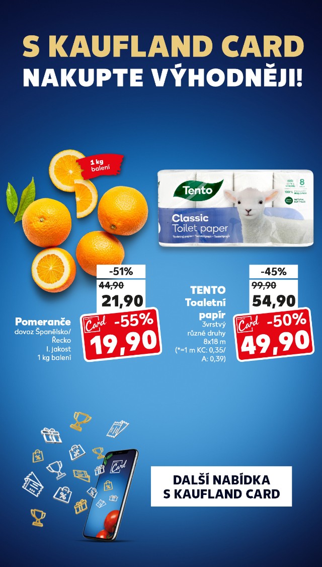 S Kaufland Card nakupte výhodněji!