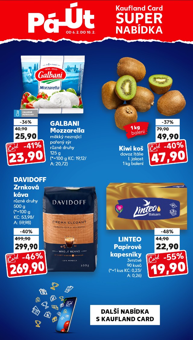 Kaufland Card prodloužený víkend