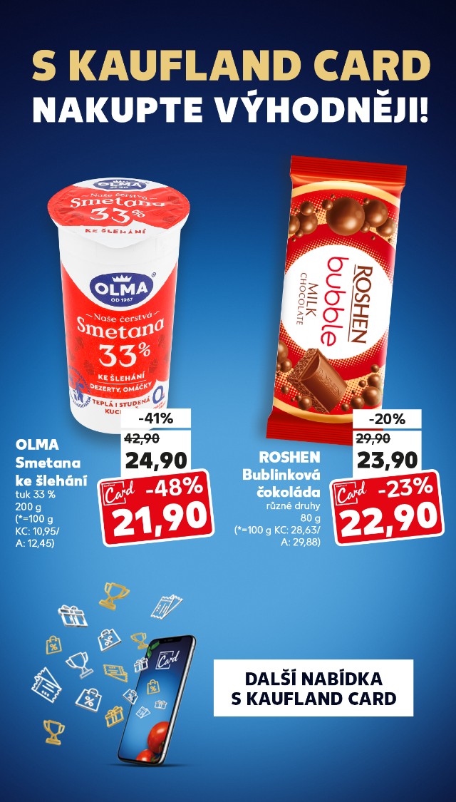 S Kaufland Card nakupte výhodněji!