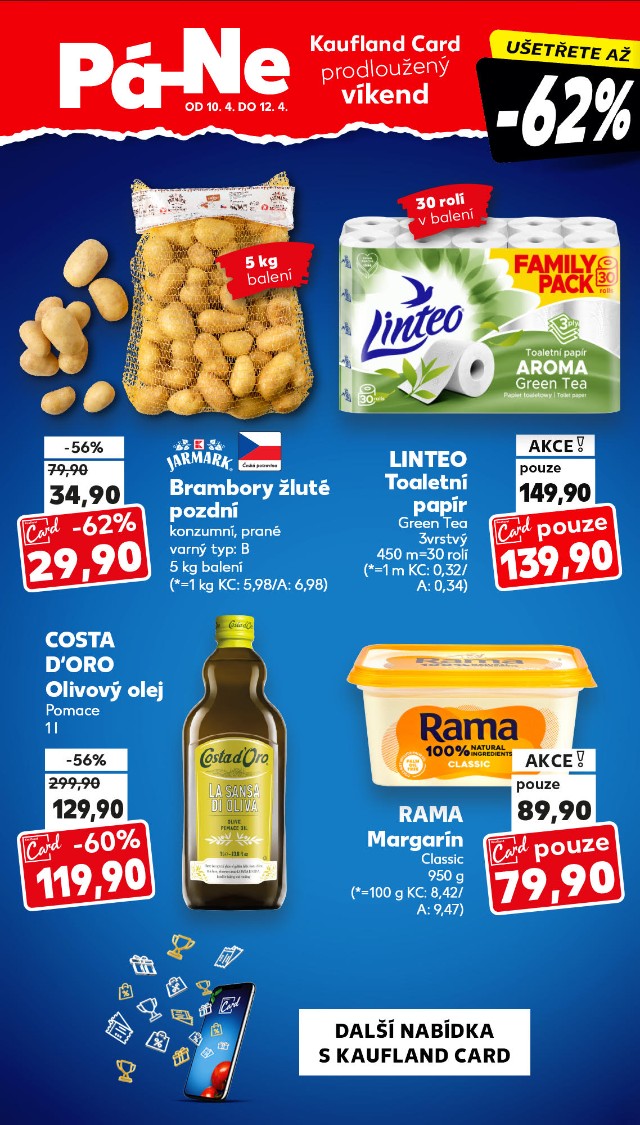 Kaufland Card prodloužený víkend