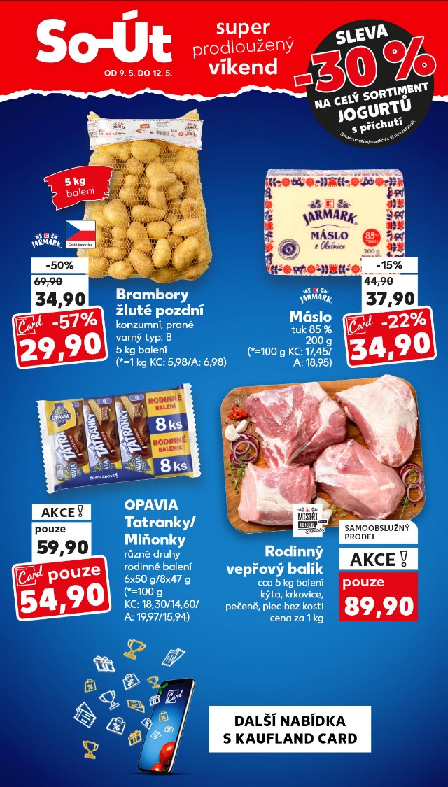 Kaufland Card prodloužený víkend