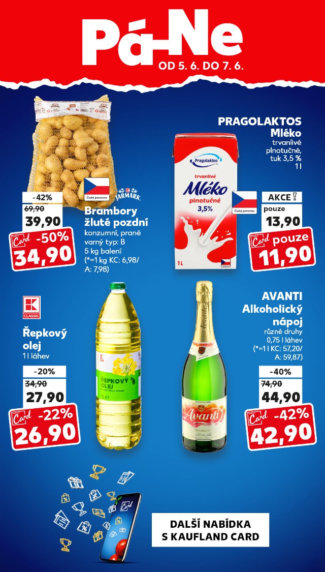 Kaufland Card prodloužený víkend
