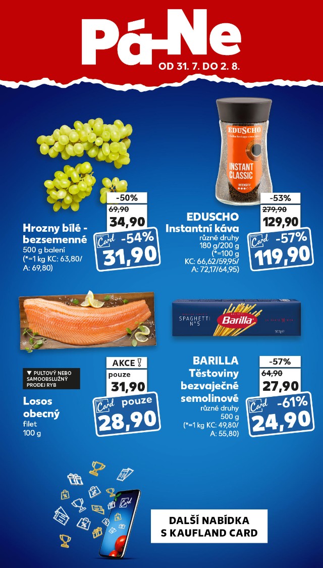 Kaufland Card prodloužený víkend