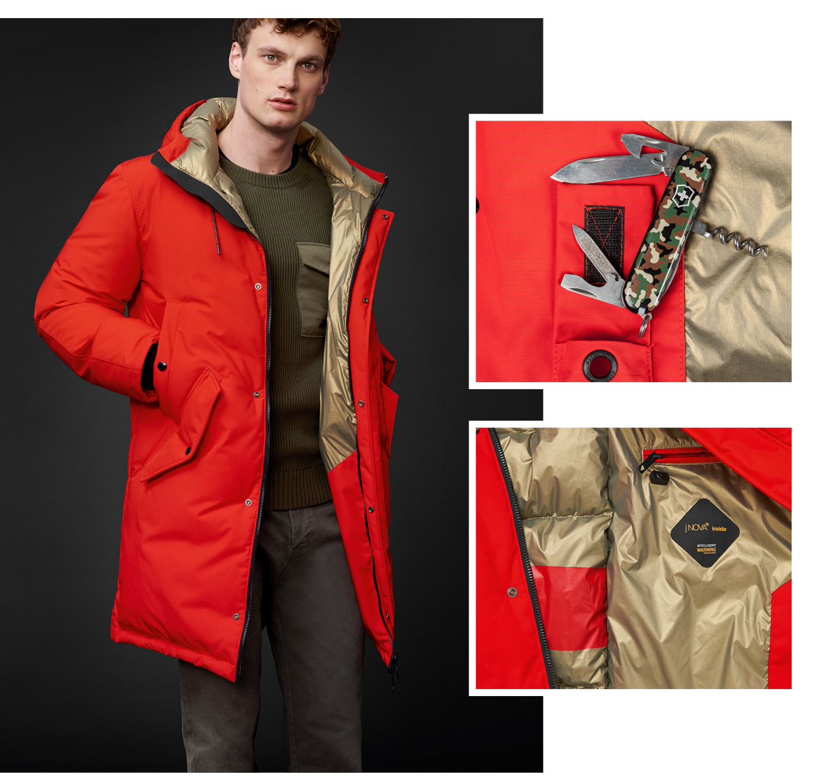 strellson heated jacket