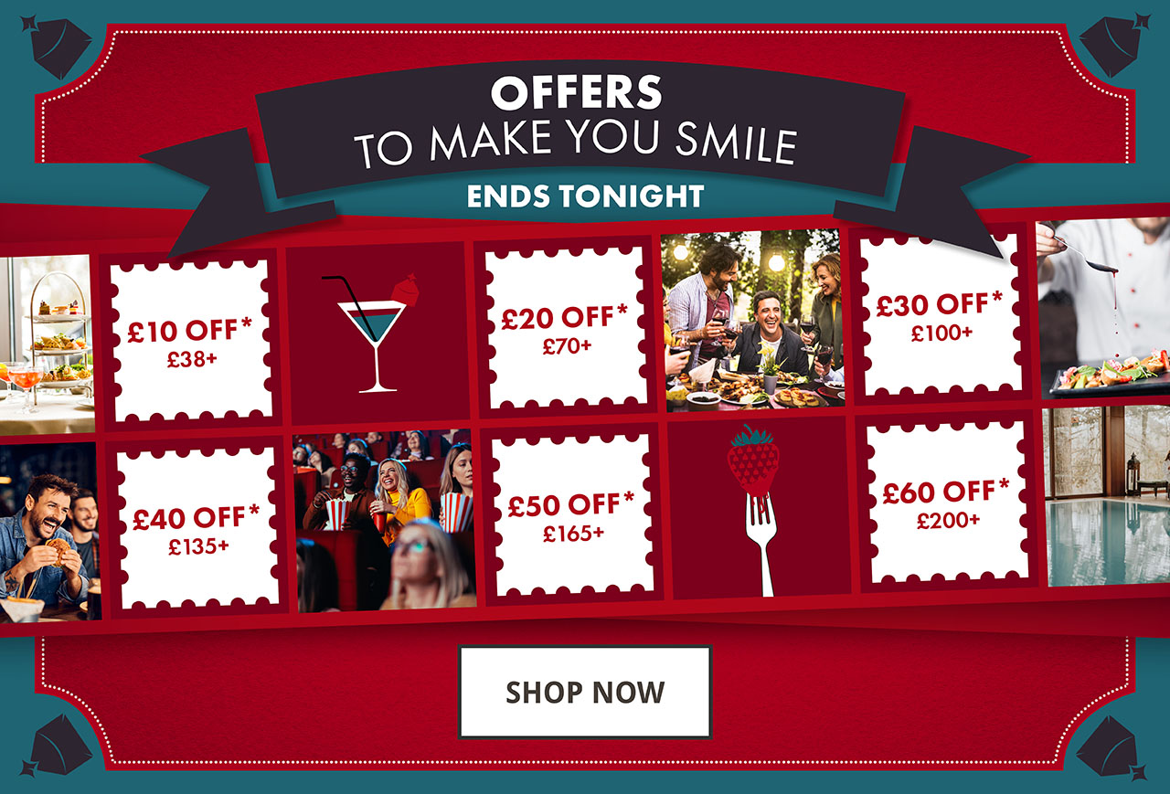 £60 off to make you smile ends tonight
