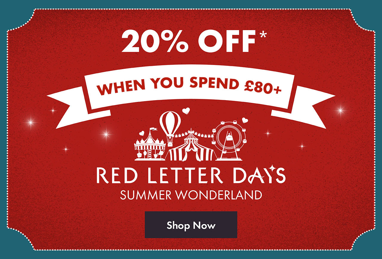 20% off when you spend £80