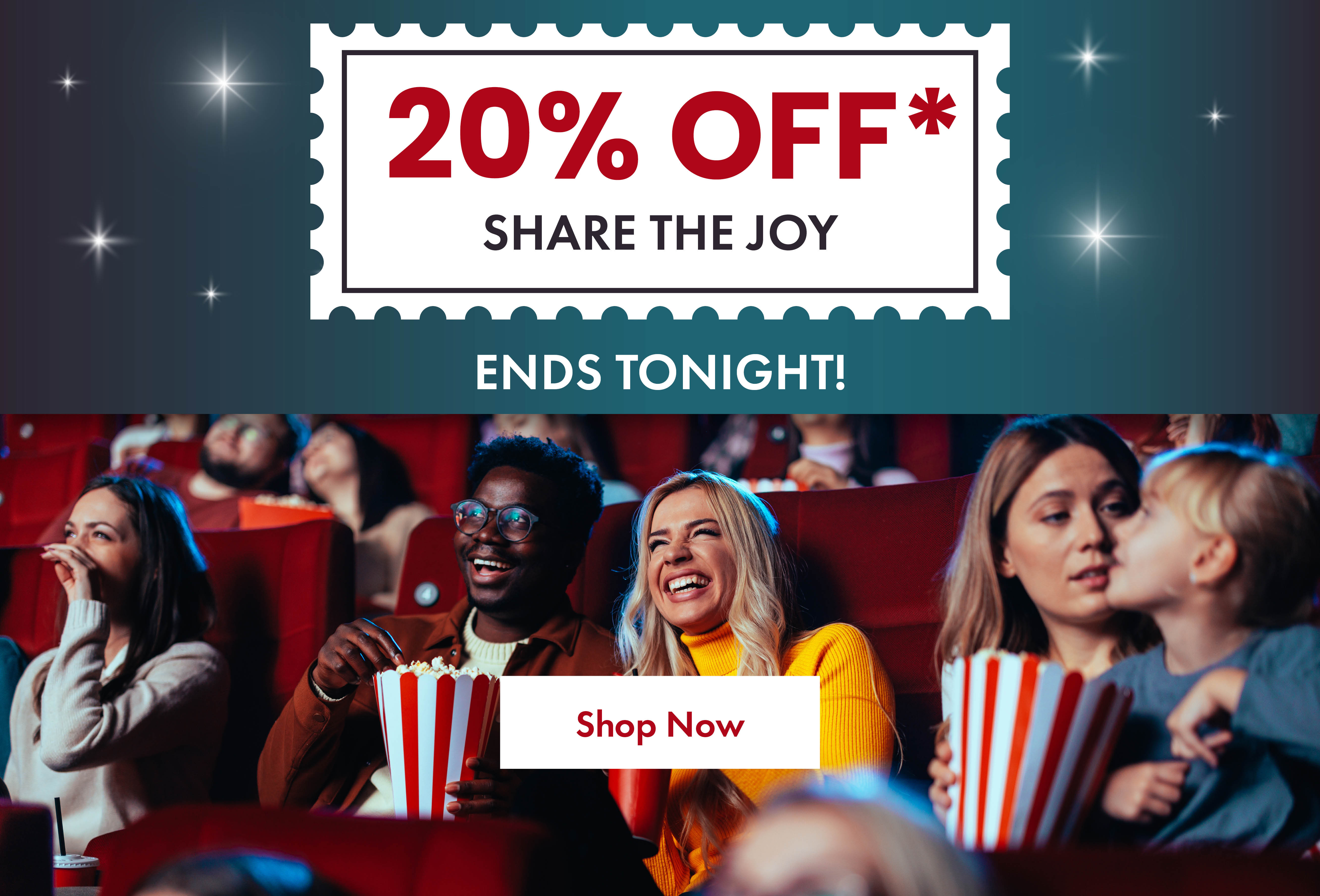 20% Off Ends Tonight