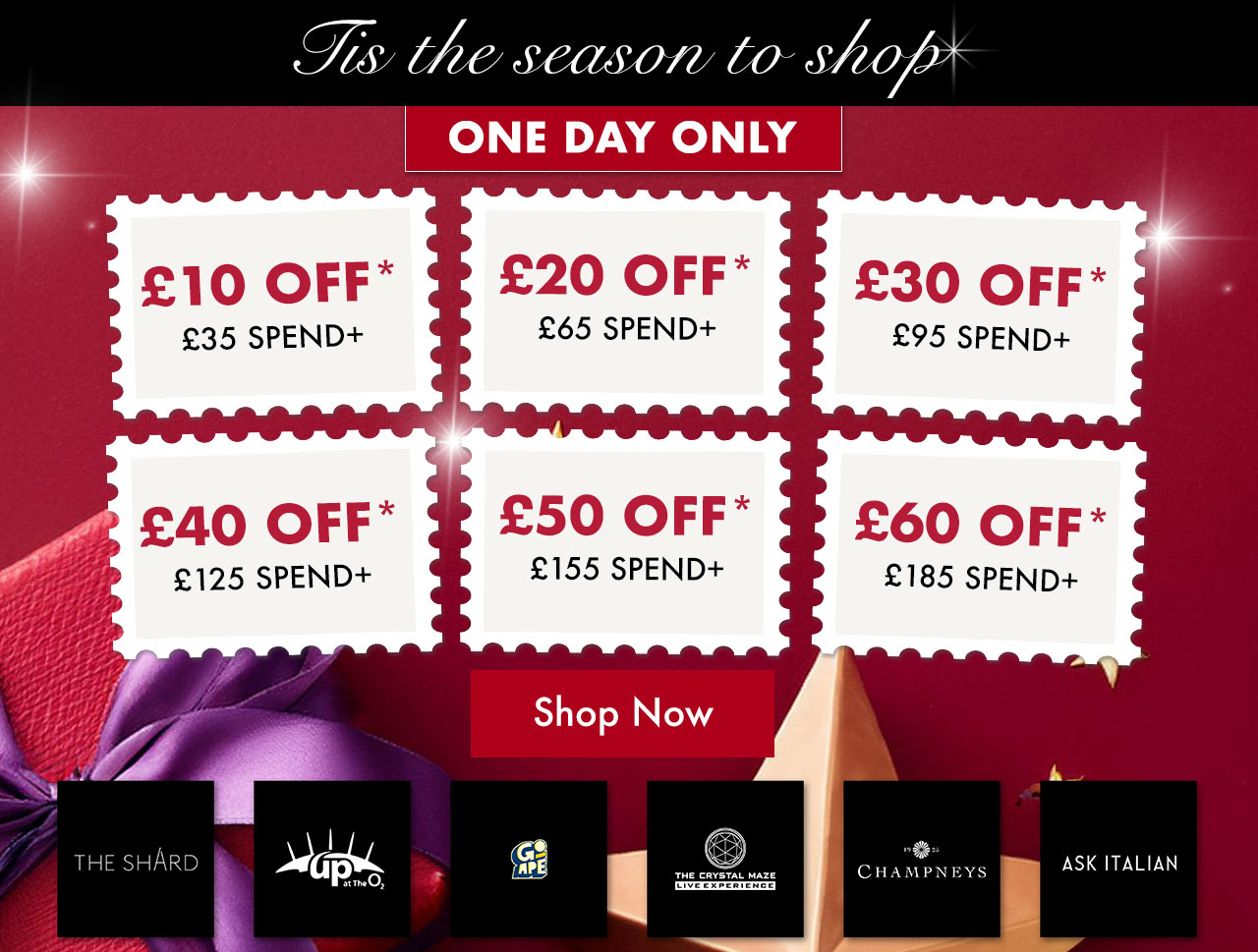 £60 off one day only