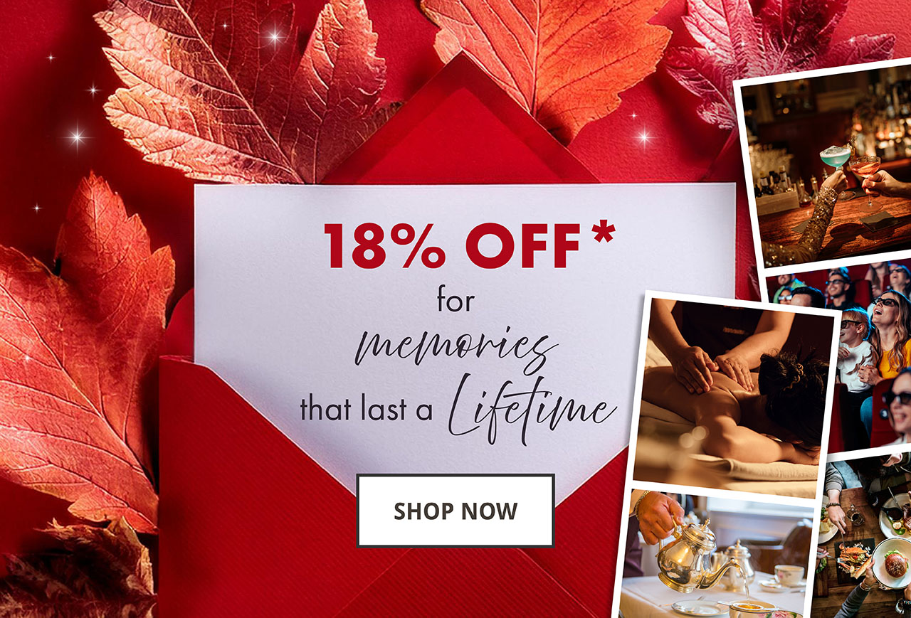 18% off for memories that last a lifetime