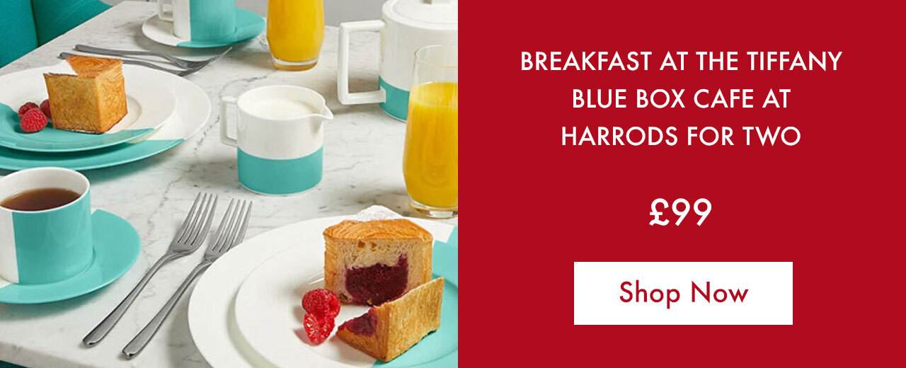 Breakfast for two at the Tiffany Blue Box