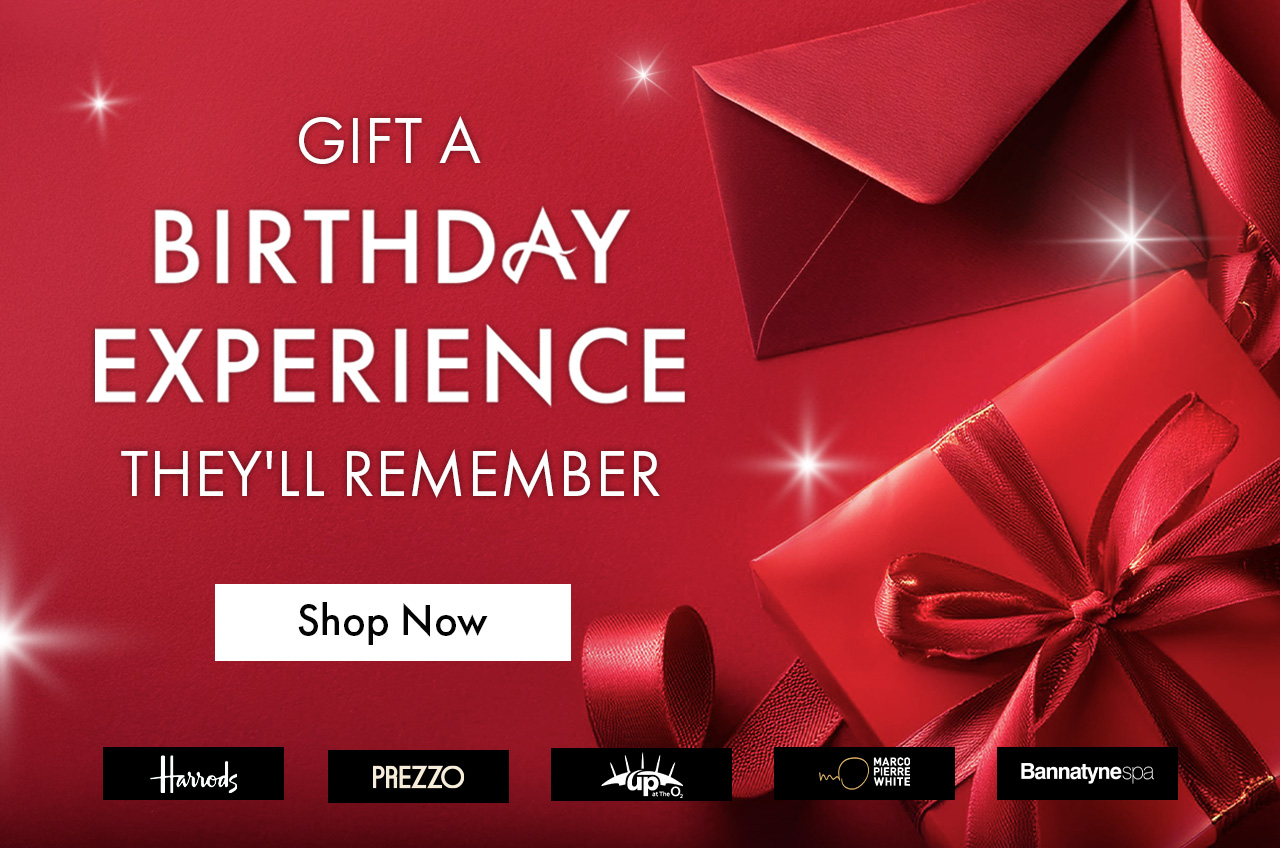 Gift a birthday experience