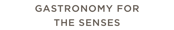 Gastronomy for the senses