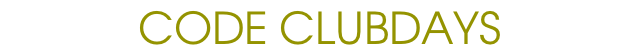 CODE CLUBDAYS