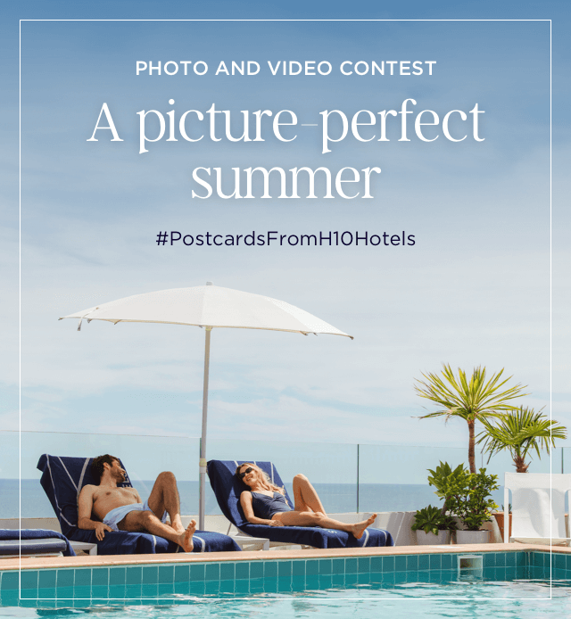 Make your memories last forever at H10 Hotels  We love to see you enjoying your holidays, so the summer competition is back! Participate with the best photos and videos of your holidays at H10 Hotels to win a stay in one of our destinations of your choice.