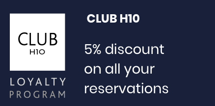 Club H10: 5% discount on all your reservations