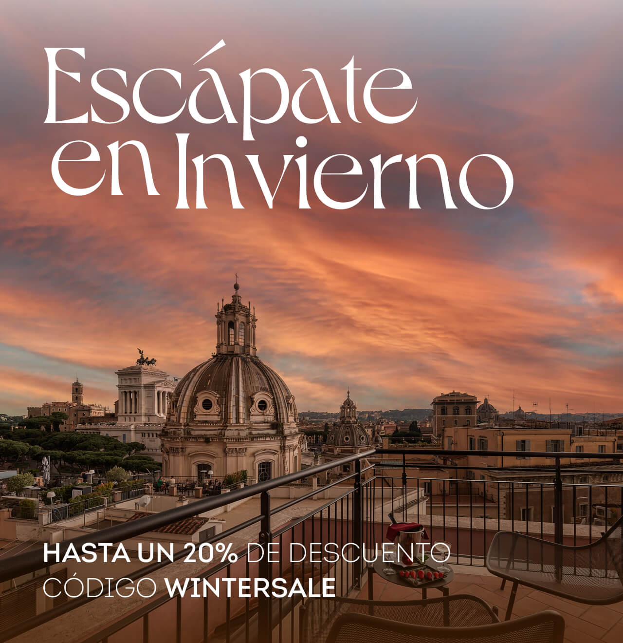 Escápate en Invierno. HASTA UN 20% DE DESCUENTO. Escápate en Invierno. HASTA UN 20% DE DESCUENTO.