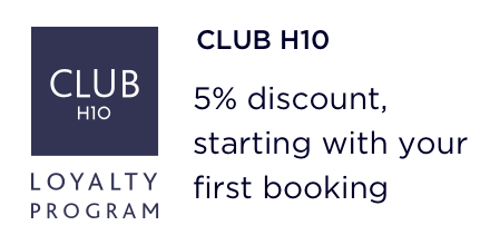 Club H10 / 5% discount, starting with your first booking