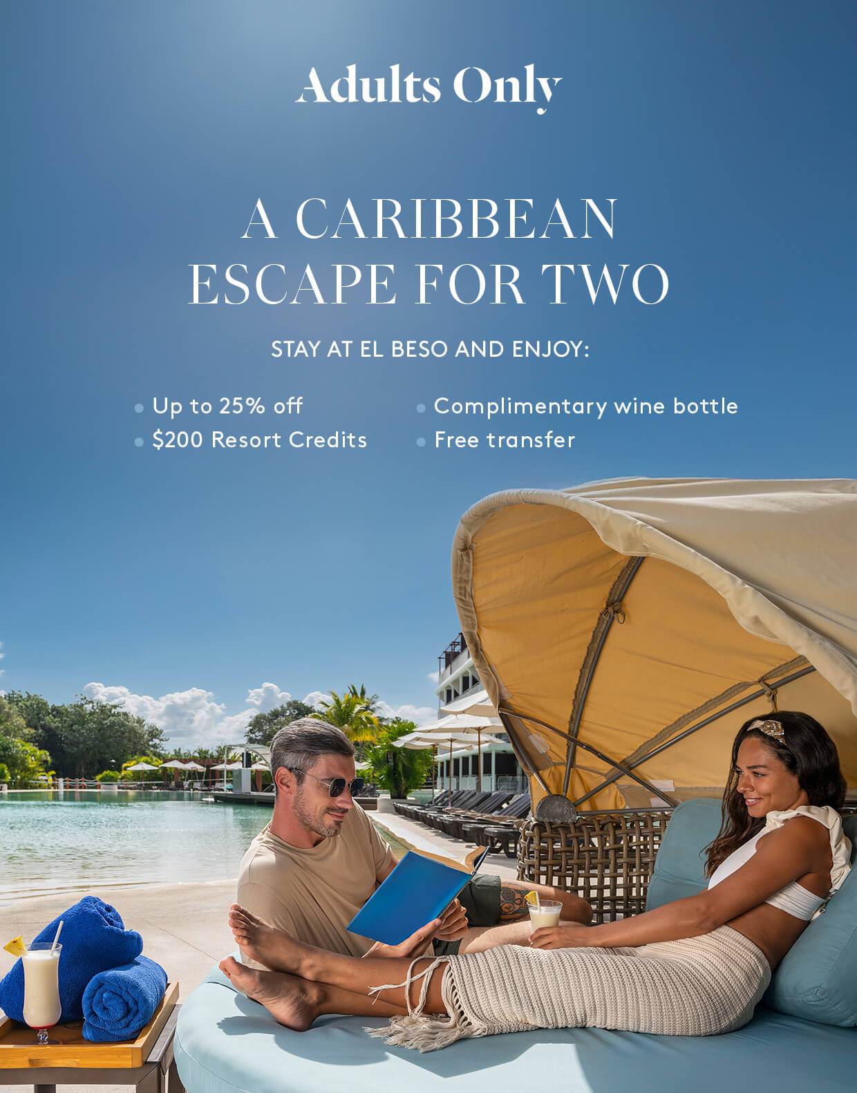 A Caribbean escape for two