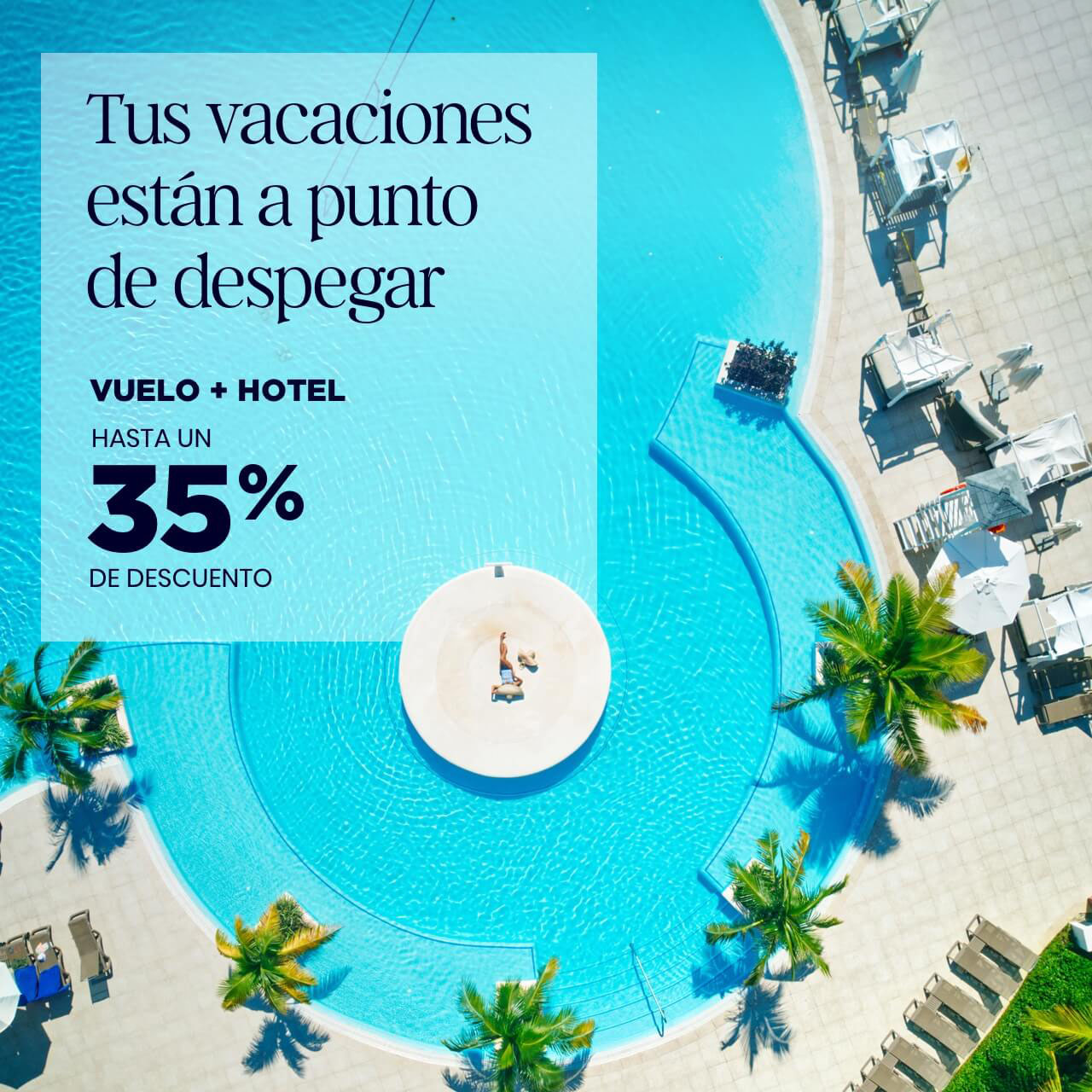 Tus vacaciones están a punto de despegar: Vuelo + Hotel - hasta un 35% de descuento