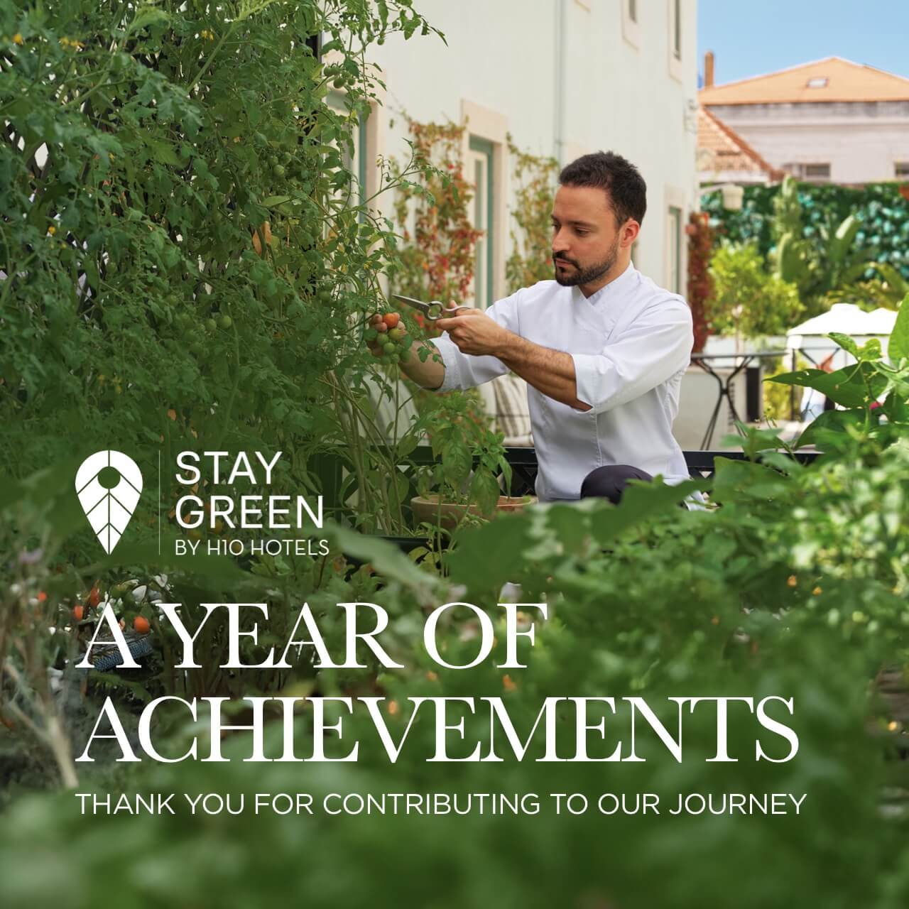 Stay Green: A year of achievements. Thank you for contributing to our journey.