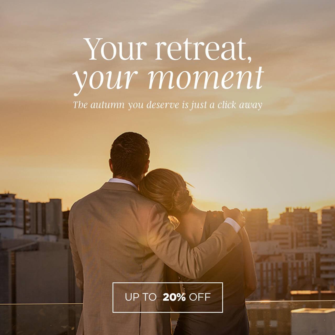 The autumn you deserve is just a click away: Up to 20% off