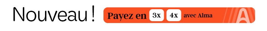Nouveau : paiement en 3 ou 4 fois avec Alma