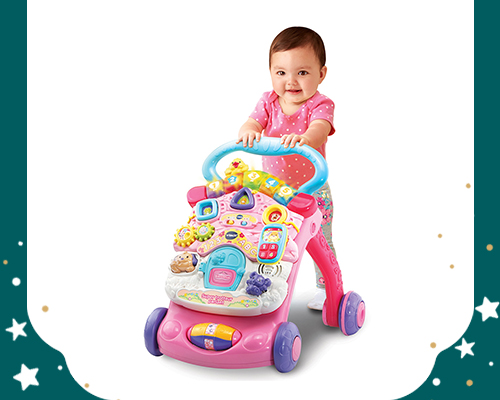 Super Trotteur parlant 2 en 1 Rose de Vtech