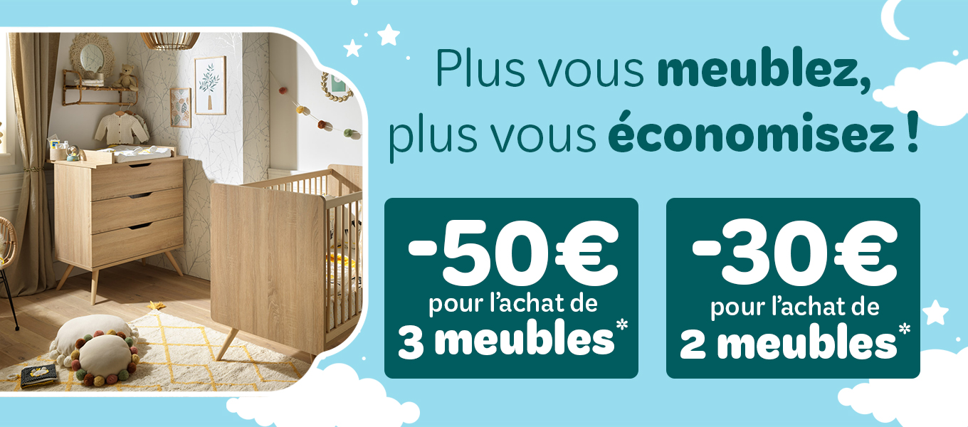 Plus vous meublez, plus vous économisez !