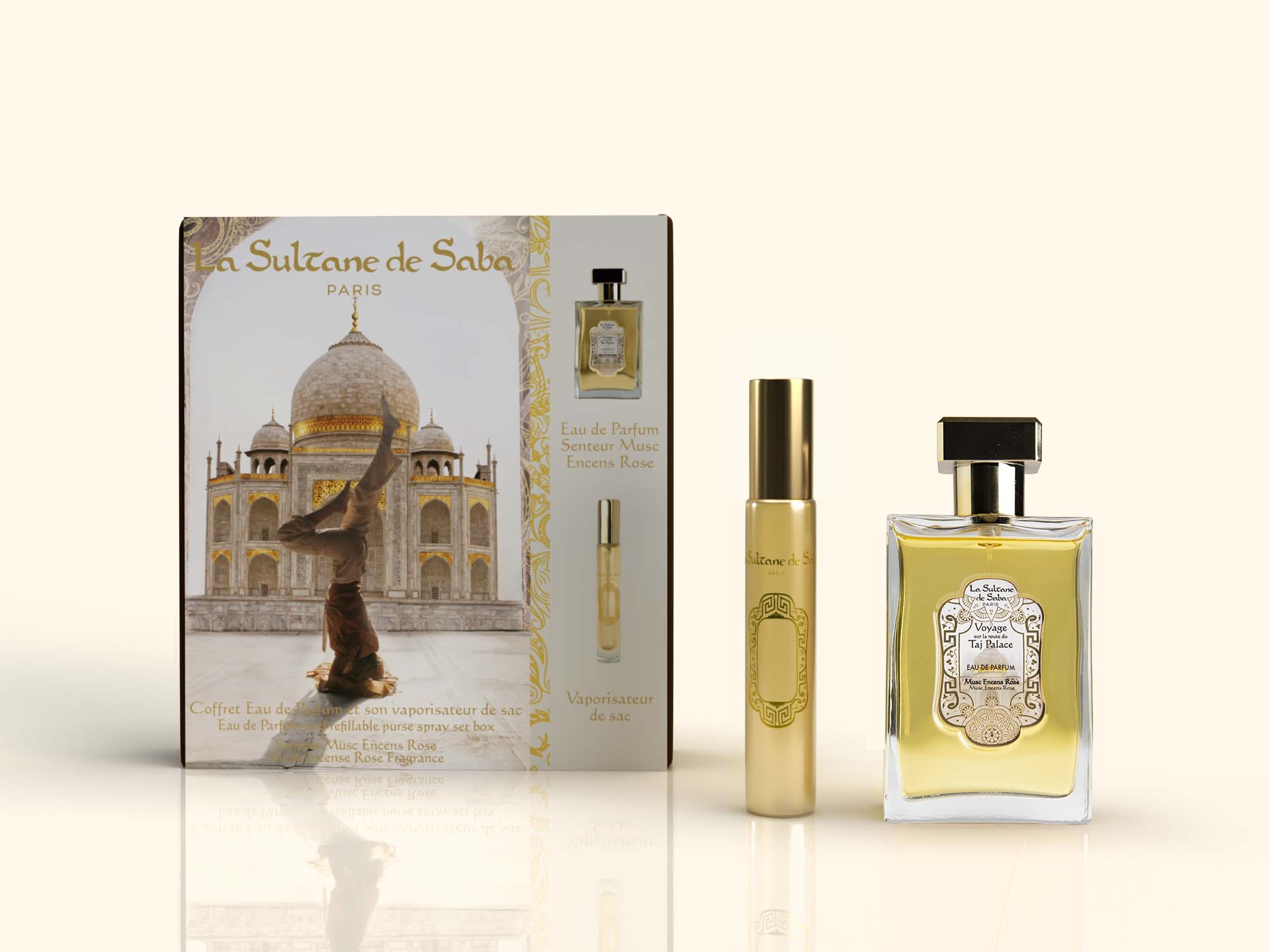Coffret Parfum + Vapo Voyage sur la route du Taj Palace