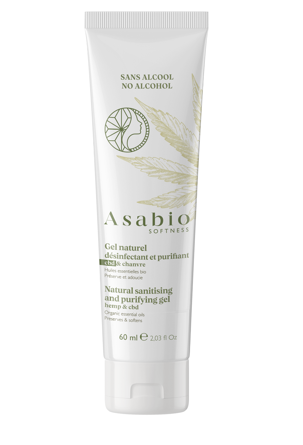 Gel naturel désinfectant et purifiant d'Asabio Gel naturel désinfectant et purifiant d'Asabio