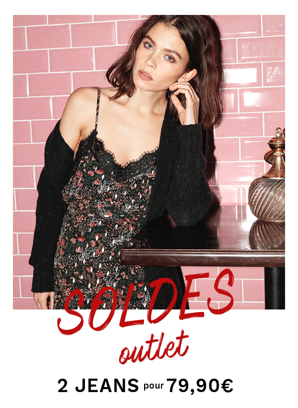 Les Soldes continuent : 2 Jeans Outlet pour 79,90€