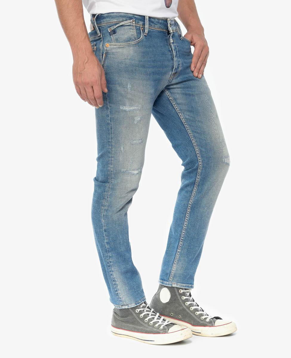 IRAUN 600/17 ADJUSTED JEANS DESTROY BLEU N°4