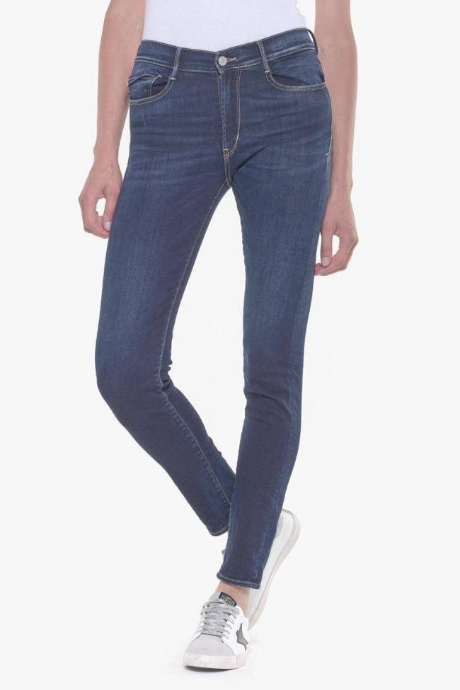 Power skinny taille haute jeans bleu N°1