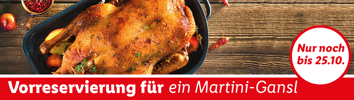 Martini-Gans vorreservieren