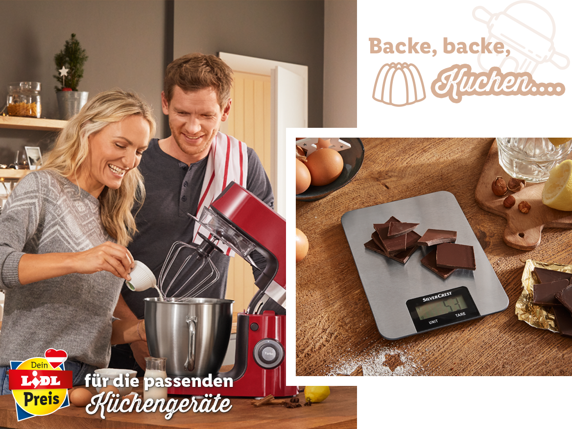 Küchengeräte zum Backen