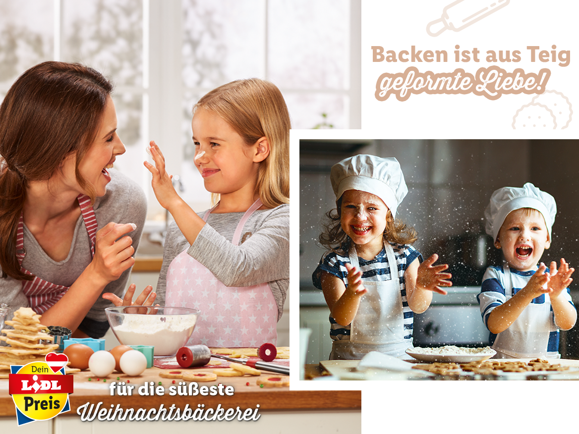 Die süßestes Weihnachtsbäckerei