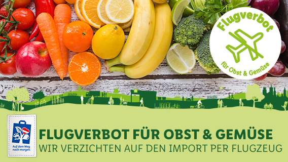 Flugverbot für Obst & Gemüse