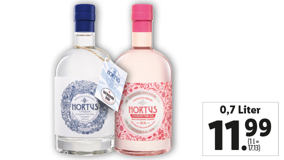 Artisan London Dry Gin oder Premium Pink Gin