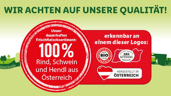 Wir achten auf unsere Qualität
