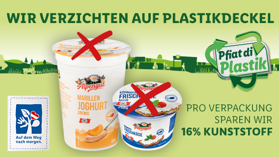 Wir verzichten auf Plastikdeckel