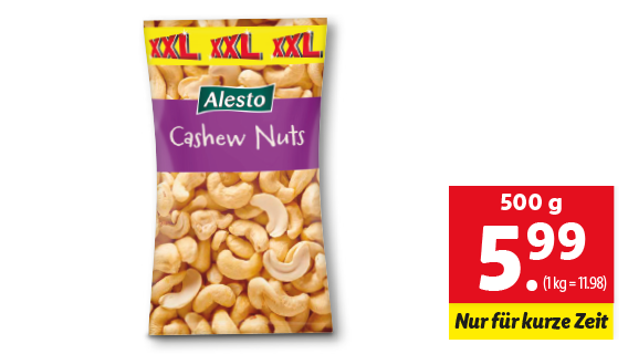 Cashewkerne