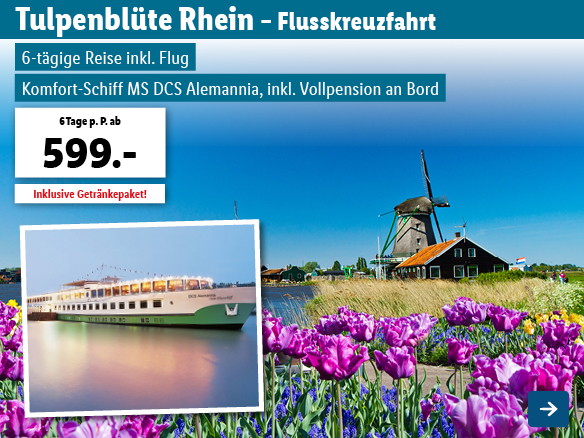 Deutschland Rhein - Flusskreuzfahrt