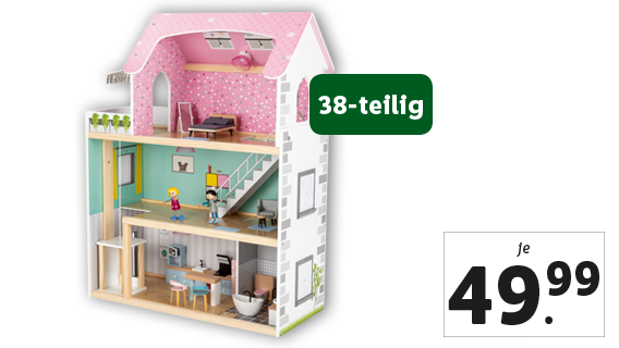 Holz-Puppenhaus