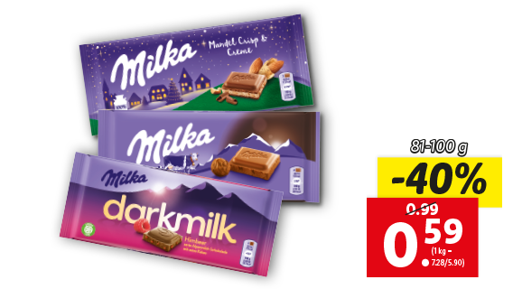 Milka Schokoladentafel