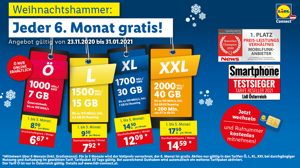 Lidl Connect Weihnachtshammer